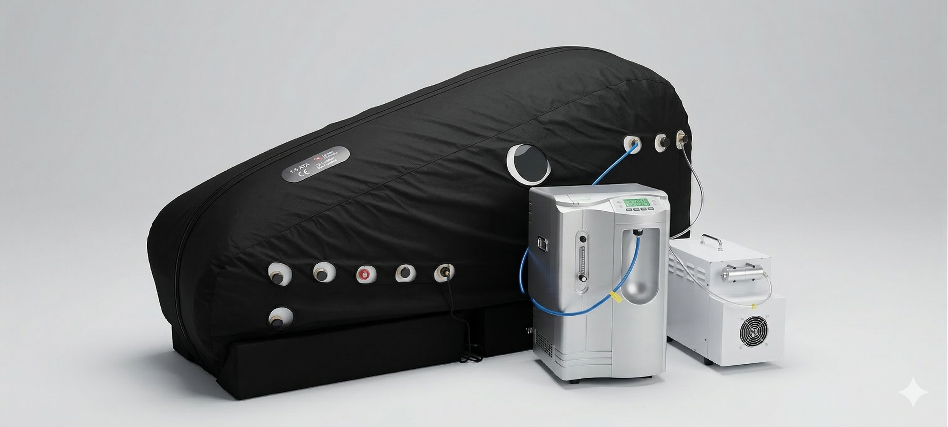 Soft hyperbaric oxygen chamber at Rebalance Wellbeing Hub